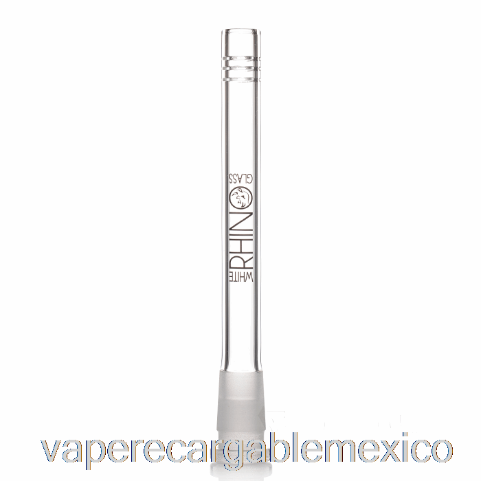 Vape Recargable White Rhino 19/14 Vástago De Vidrio De 6 Pulgadas